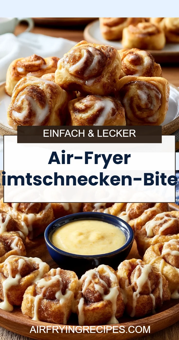Air-Fryer Zimtschnecken-Bites 