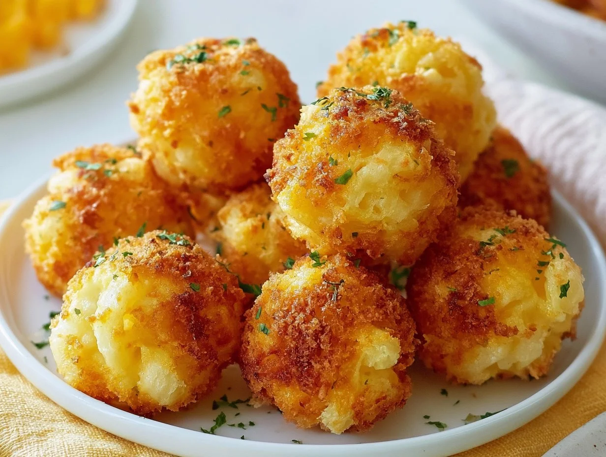 Airfryer Mac-and-Cheese-Bällchen