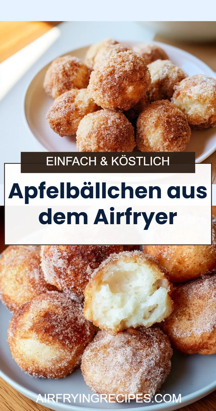 Apfelbällchen aus dem Airfryer