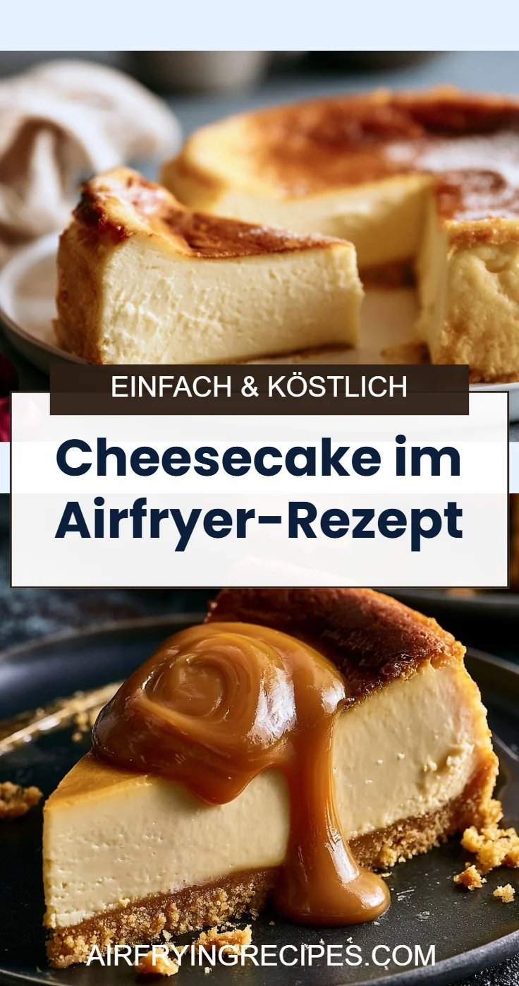 Cheesecake im Airfryer-Rezept