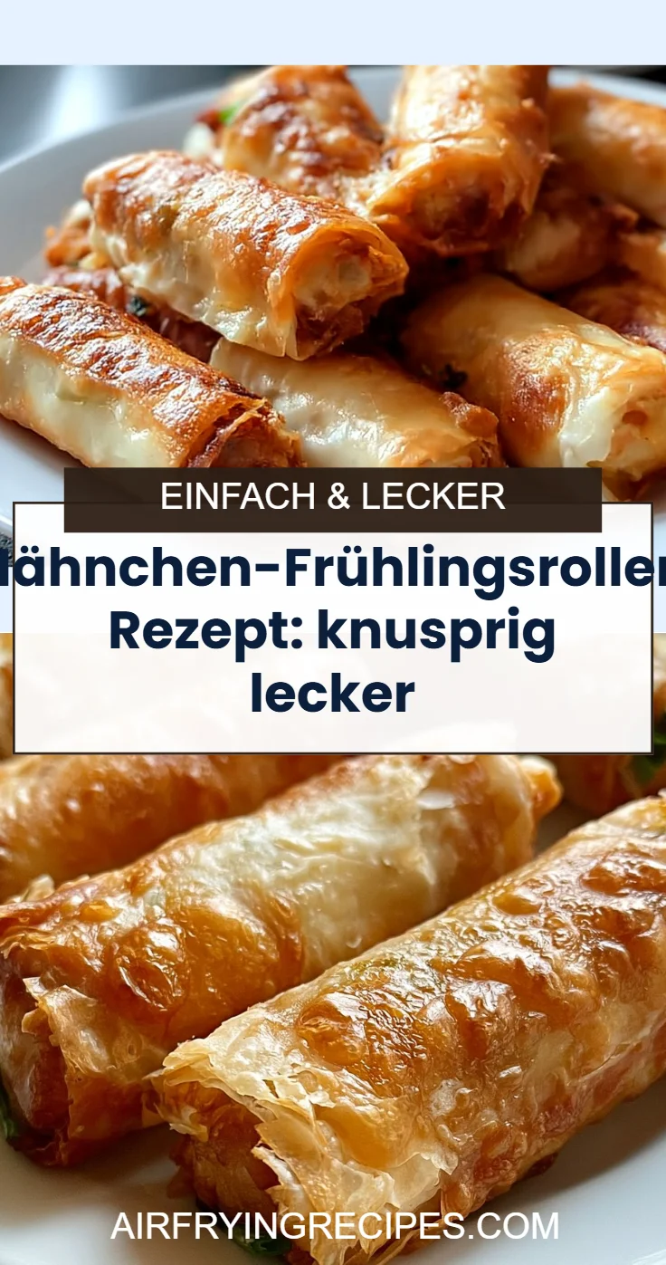 Hähnchen-Frühlingsrollen Rezept: knusprig lecker