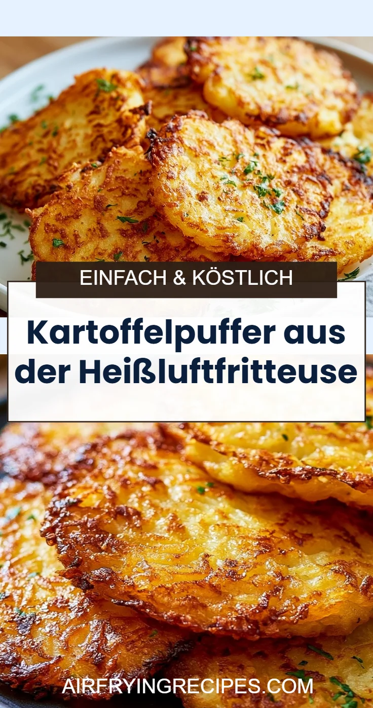 Kartoffelpuffer aus der Heißluftfritteuse