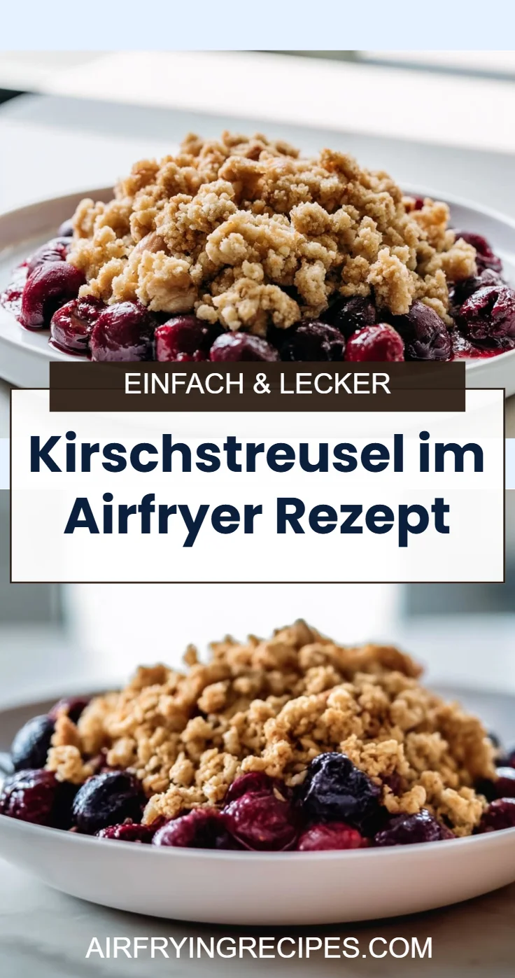 Kirschstreusel im Airfryer Rezept