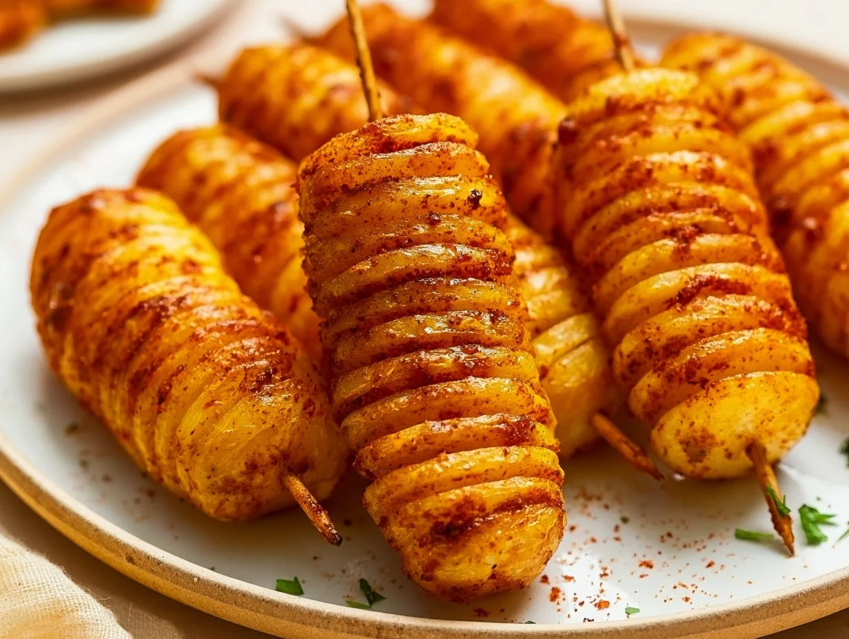 Knusprige Airfryer-Spiralkartoffeln mit Paprika-Würze