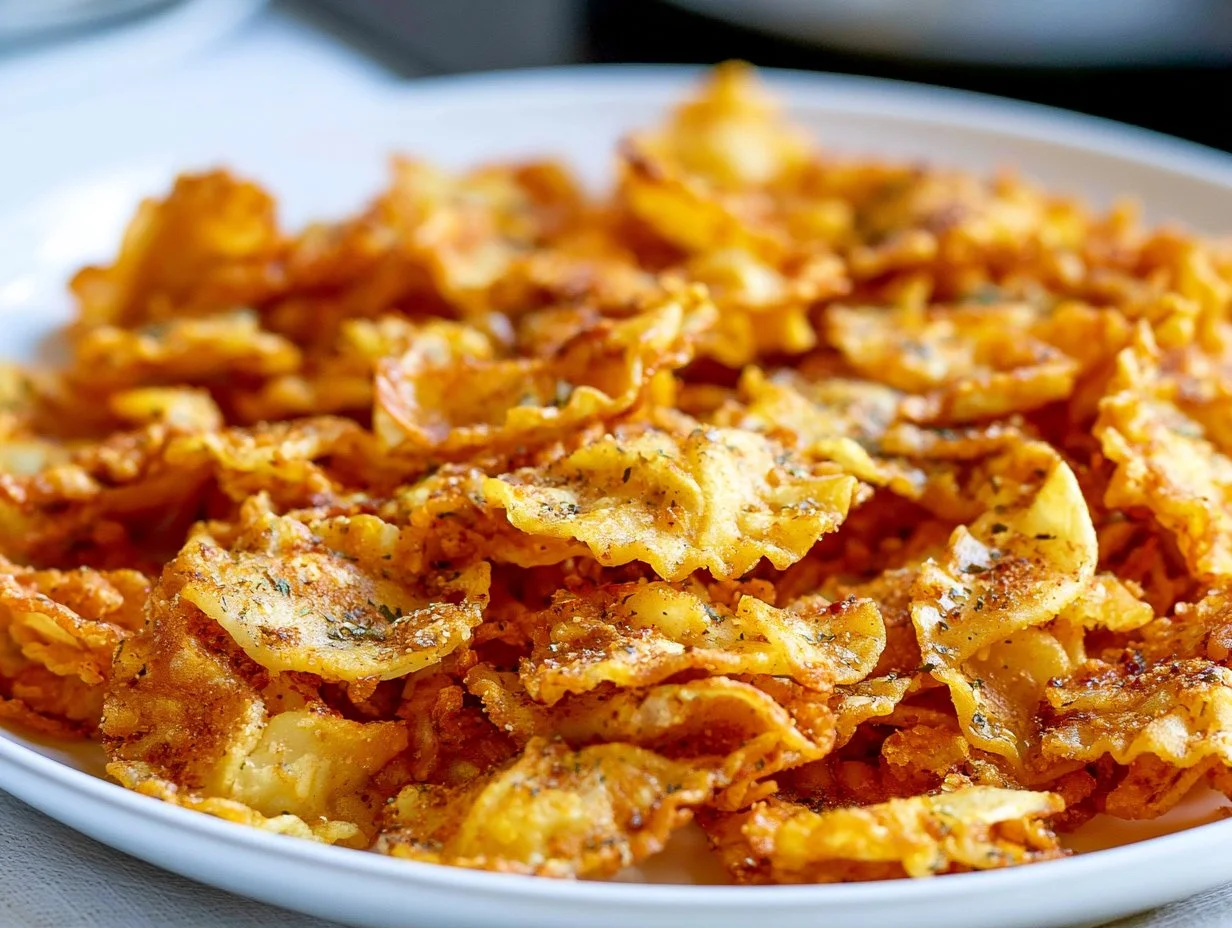 Knusprige Pasta Chips