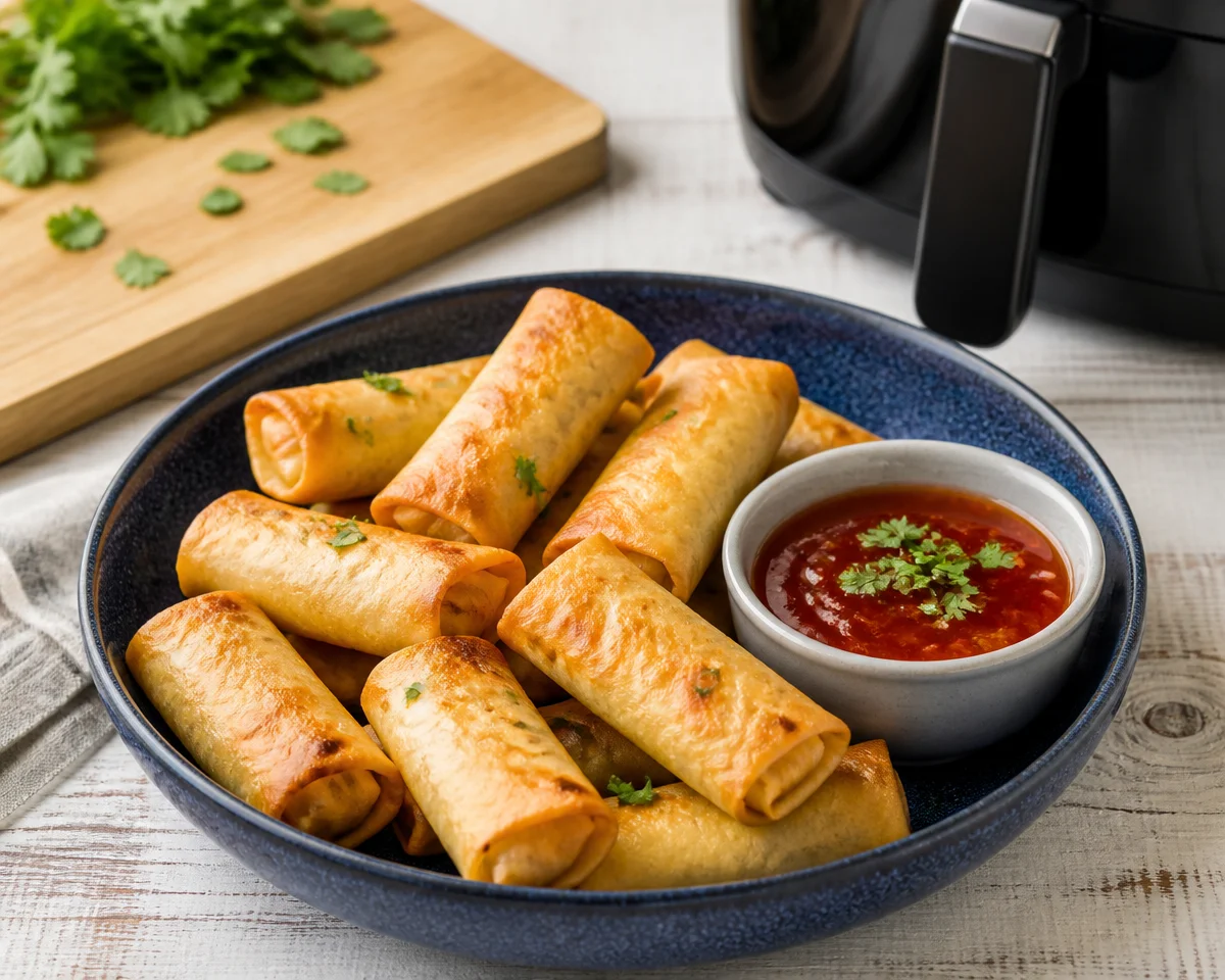 Crispy Frühlingsrollen Airfryer