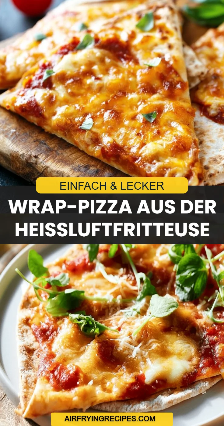 Wrap-Pizza aus der Heißluftfritteuse