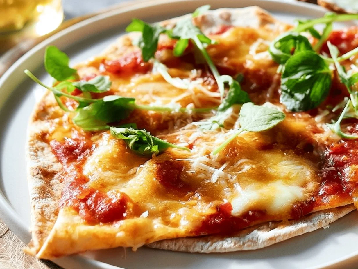 Wrap-Pizza aus der Heißluftfritteuse